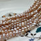 5-6 mm AA Freshwater Pearl Nugget Freshwater Pearl Beads Genuine Natural Pink High Luster Potato Nugget Pearls 70 Beads #P1905