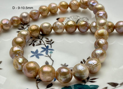 9-11 mm AAAAA Very Rare Dark Mauve Pink Baroque Edison Pearl Genuine Top Quality Natural Edison Pearl With Iridescent Color #P1863