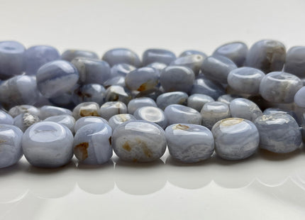 7-8x8-10mm Or 8-11x11-12mm Natural Blue Lace Agate Gemstone Nugget Beads Genuine Light Sky Blue Color Lace Agate Nugget Gemstone Beads #3879