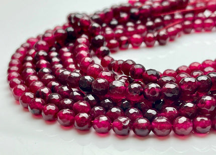 6 mm Faceted Round Dark Purple Mahogany Color Agate Gemstone Beads Genuine Agate Gemstone Loose Beads 14 Inches Strand #3893