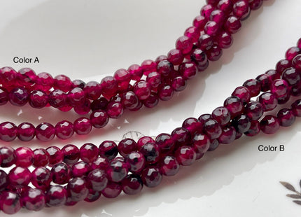 6 mm Faceted Round Dark Purple Mahogany Color Agate Gemstone Beads Genuine Agate Gemstone Loose Beads 14 Inches Strand #3893
