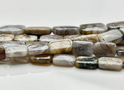 8x12mm 10x14mm 13x18mm Brown Gray Color Desert Jasper Flat Square Rectangular Shape Genuine Natural Desert Jasper Gemstone Loose Beads #3864