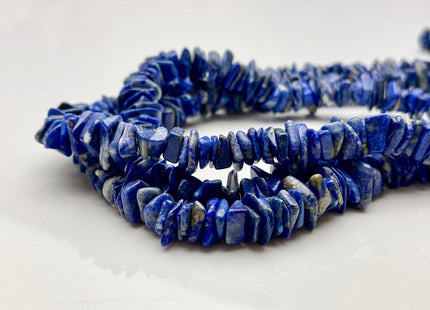 8-12 mm Natural Dark Blue Color Lapis Gemstone Beads Irregular Chips Shape Genuine Dark Blue Color Lapis Gemstone Loose Beads #4011