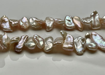9x15-20 mm AAAA Natural Pink Biwa Stick Freshwater Pearl Beads Genuine Center Drilled Super High Luster Very Rare Biwa Pearl Beads #P2029