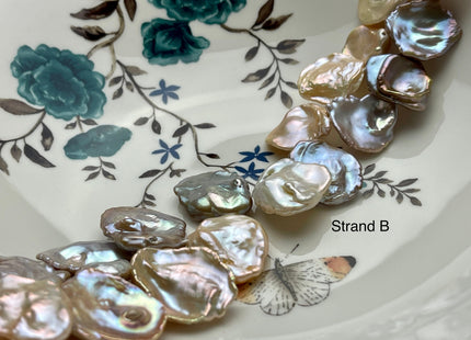 One-Of-A-Kind 20x30 mm AAA Rare HUGE Keshi Freshwater Pearl Bead Genuine Super High Luster Natural Mauve Pink Freshwater Keshi Pearls #P2075