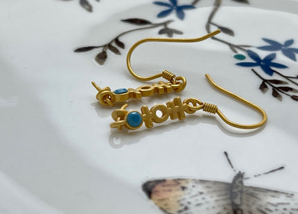 One Pair 925 Sterling Silver Simple Hook Earring Setting Gold Painted Coin Shape Earring Hook Findings For Half Drilled Pearls #10252