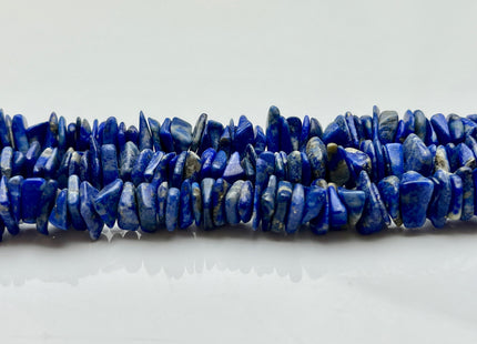 8-12 mm Natural Dark Blue Color Lapis Gemstone Beads Irregular Chips Shape Genuine Dark Blue Color Lapis Gemstone Loose Beads #4011