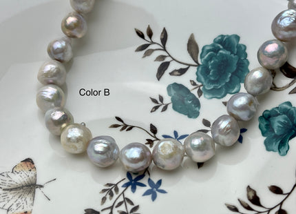 11-13 mm AAA Natural Pale Lavender Pink Baroque Freshwater Pearl Beads Natural Pink Color Baroque Pearls #1078