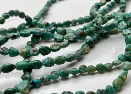 5-7x7-9 mm Natural Brown Blue Green Turquoise Gemstone Nugget Beads Irregular Nugget Gemstone Turquoise Beads #4105