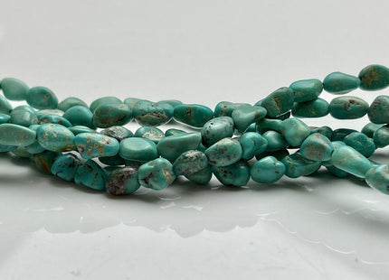 5x7 mm or 6x8-9 mm Natural Brown Blue Green Turquoise Gemstone Nugget Beads Irregular Nugget Gemstone Turquoise Beads #4103