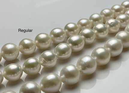 10-13 mm AAAA Natural White Edison Freshwater Pearl Beads Super High Luster Genuine Top Quality Baroque Edison Pearls 32-34 Beads #P2130