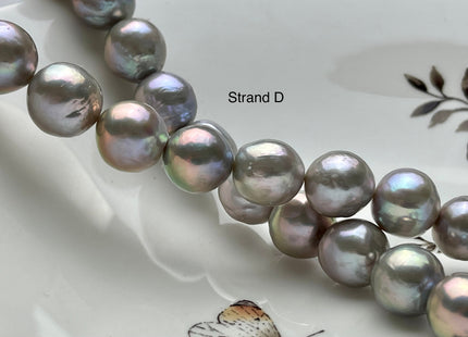 One-Of-A-Kind 13-20 mm AAAA Very Rare LARGE Baroque Freshwater Pearl Beads Genuine Gray Color High Quality Baroque Edison Pearls #P2132