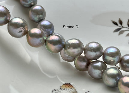 One-Of-A-Kind 13-20 mm AAAA Very Rare LARGE Baroque Freshwater Pearl Beads Genuine Gray Color High Quality Baroque Edison Pearls #P2132