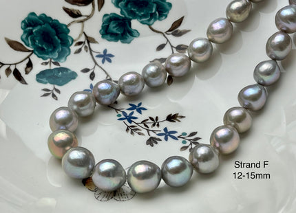 One-Of-A-Kind 13-20 mm AAAA Very Rare LARGE Baroque Freshwater Pearl Beads Genuine Gray Color High Quality Baroque Edison Pearls #P2132