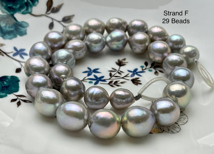 One-Of-A-Kind 13-20 mm AAAA Very Rare LARGE Baroque Freshwater Pearl Beads Genuine Gray Color High Quality Baroque Edison Pearls #P2132