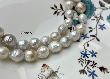 11-13 mm AAA Natural Pale Lavender Pink Baroque Freshwater Pearl Beads Natural Pink Color Baroque Pearls #1078