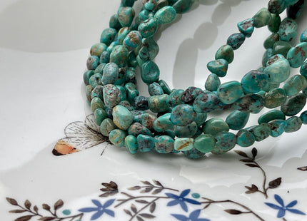 5-7x7-9 mm Natural Brown Blue Green Turquoise Gemstone Nugget Beads Irregular Nugget Gemstone Turquoise Beads #4105