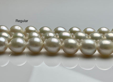 10-13 mm AAAA Natural White Edison Freshwater Pearl Beads Super High Luster Genuine Top Quality Baroque Edison Pearls 32-34 Beads #P2130