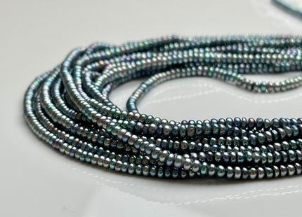 2.5-3mm AAAAA High Luster Peacock Button Freshwater Pearl Genuine Peacock Freshwater Pearls, High Luster Tiny Peacock Button Pearl #P2140
