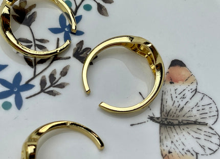 Cute Dainty Fuck You Heart Ring, Gold Filled Signet Ring, Funny and Trendy Open Adjustable Circle Ring, Simple Engraved Ring #CR0057