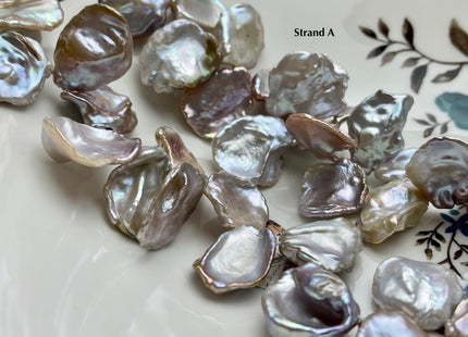 One-Of-A-Kind AAA Rare HUGE Keshi Freshwater Pearl Bead Genuine Super High Luster Natural Mauve Pink Freshwater Keshi Pearls #P2173