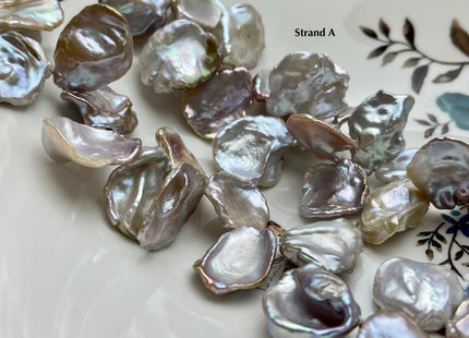 One-Of-A-Kind AAA Rare HUGE Keshi Freshwater Pearl Bead Genuine Super High Luster Natural Mauve Pink Freshwater Keshi Pearls #P2173