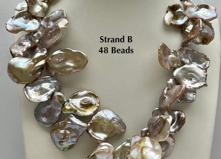 One-Of-A-Kind AAA Rare HUGE Keshi Freshwater Pearl Bead Genuine Super High Luster Natural Mauve Pink Freshwater Keshi Pearls #P2175
