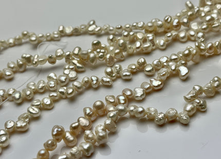4x5-6 mm Natural White Color Keshi Nugget Freshwater Pearl Bead Top Drilled Keshi Pearl Genuine Freshwater Tiny Keshi Nugget Pearls #P2194