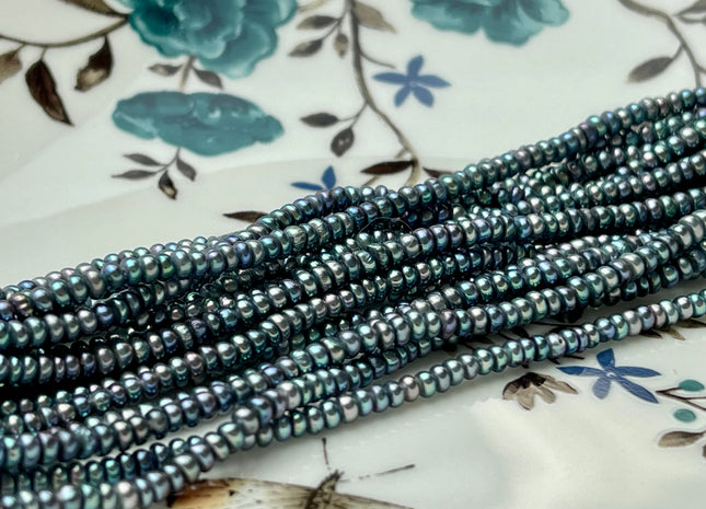 2.5-3mm AAAAA High Luster Peacock Button Freshwater Pearl Genuine Peacock Freshwater Pearls, High Luster Tiny Peacock Button Pearl #P2140