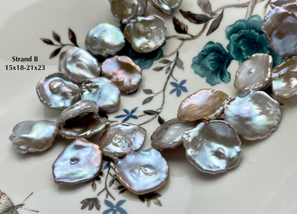 One-Of-A-Kind AAA Rare HUGE Keshi Freshwater Pearl Bead Genuine Super High Luster Natural Mauve Pink Freshwater Keshi Pearls #P2173