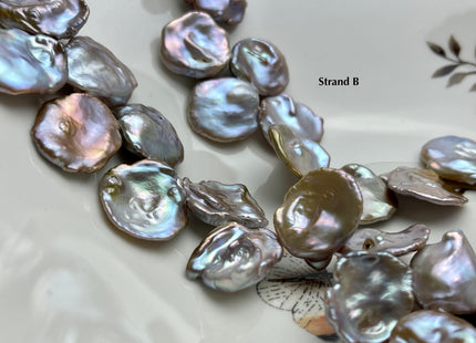 One-Of-A-Kind AAA Rare HUGE Keshi Freshwater Pearl Bead Genuine Super High Luster Natural Mauve Pink Freshwater Keshi Pearls #P2173