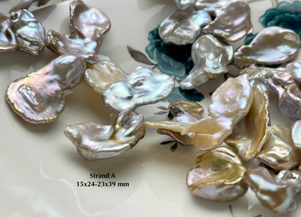 One-Of-A-Kind AAA Rare HUGE Keshi Freshwater Pearl Bead Genuine Super High Luster Natural Mauve Pink Freshwater Keshi Pearls #P2175