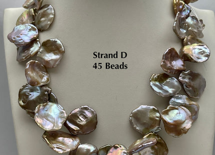 One-Of-A-Kind AAA Rare HUGE Keshi Freshwater Pearl Bead Genuine Super High Luster Natural Mauve Pink Freshwater Keshi Pearls #P2175