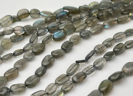 5-6x8 mm Natural Labradorite Gemstone Beads Genuine Natural Color Nugget Shape Labradorite Loose Beads 13 Inches Strand #4149