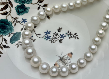 11-16 mm AAAAA Jumbo Size Freshwater Baroque Edison Pearl Beads Genuine Super High Luster Natural White Round Edison Pearls #P2208