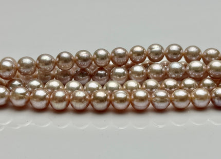 8 mm AAA Extra Shiny Natural Pink Perfect Round Freshwater Pearls Genuine Natural Pearl Beads High Luster Pink Bridal Pearls #P2209