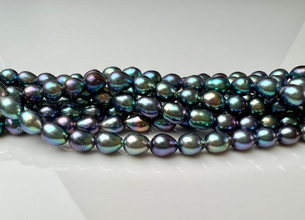 5-5.5 mm AAAA Rainbow Peacock Color Super High Luster Baby Edison Baroque Freshwater Pearl Beads Genuine Small Edison Pearls #P2252