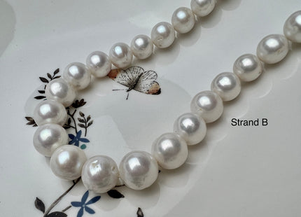11-11.5mm AA Natural White Round Freshwater Pearls Genuine High Luster Natural Pearl Beads Lustrous Cultured Freshwater Pearls P2277