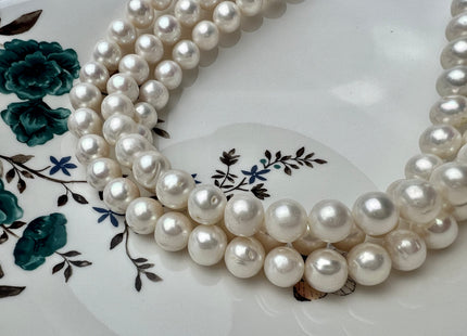 11-11.5mm AA Natural White Round Freshwater Pearls Genuine High Luster Natural Pearl Beads Lustrous Cultured Freshwater Pearls P2277