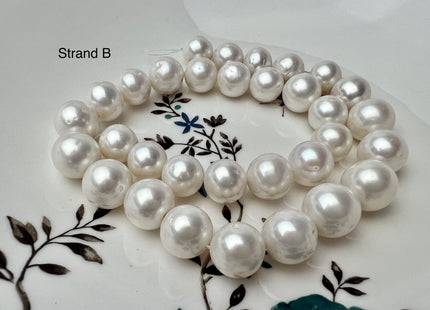 11-11.5mm AA Natural White Round Freshwater Pearls Genuine High Luster Natural Pearl Beads Lustrous Cultured Freshwater Pearls P2277