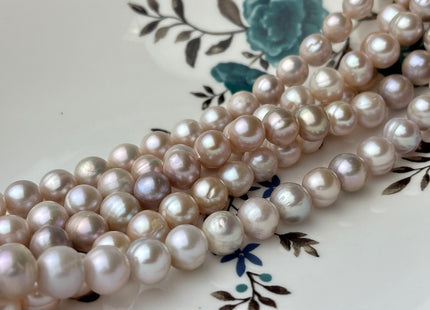 8.5-9 mm Natural Pink Potato Freshwater Pearl Beads Genuine Natural Pink Freshwater Potato Pearl Beads #1386