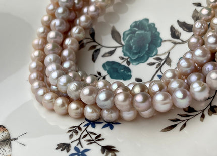 8.5-9 mm Natural Pink Potato Freshwater Pearl Beads Genuine Natural Pink Freshwater Potato Pearl Beads #1386