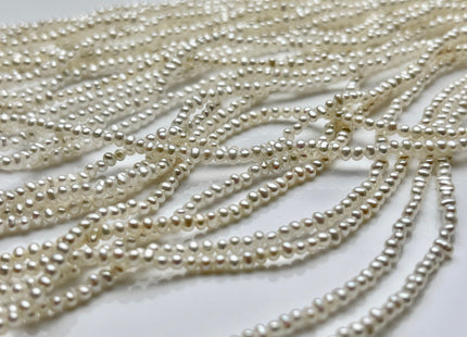 1.5-2 mm AAA Tiny Natural White Freshwater Pearl Beads Seed Pearls Genuine High Luster Potato Pearl Beads Tiny Seed Pearls #P1864