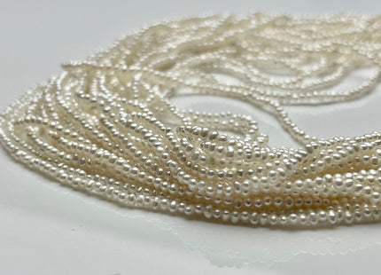 1.5-2 mm AAA Tiny Natural White Freshwater Pearl Beads Seed Pearls Genuine High Luster Potato Pearl Beads Tiny Seed Pearls #P1864