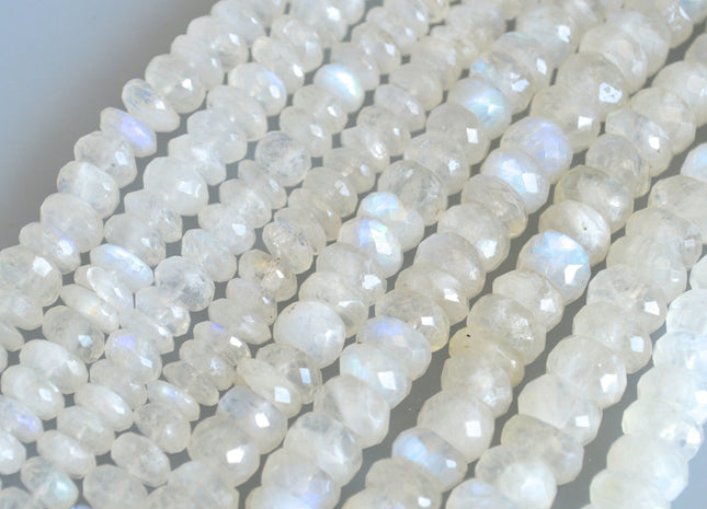 5mm 6mm 7mm 8mm 9mm 10mm AAA 100% All Natural Top Quality Rainbow Moonstone Beads Genuine Translucent Color Moonstone 8 Inches #2080