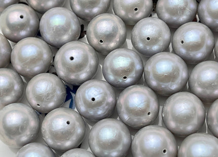 ONE Piece Rare AAAA 11.5-13 mm Top Quality High Luster Full Drilled Gray Color Edison Freshwater Pearls Genuine Cultured Edison Pearl #P1988