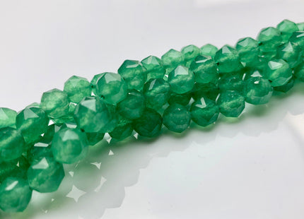 7-8 mm AAA Natural Faceted Star Cut Aventurine Gemstone Beads Genuine Faceted Aventurine Gemstone Loose Beads #2312