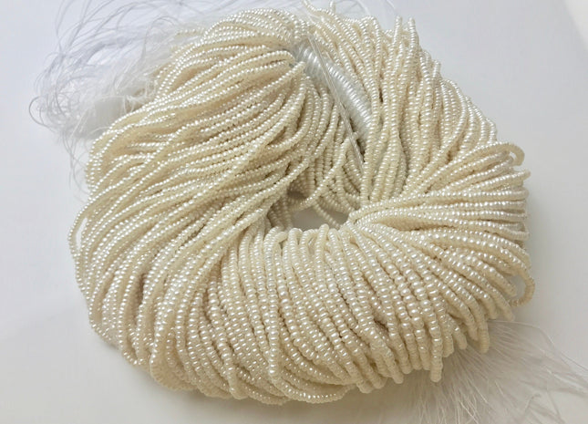 1.5x2-2.5 mm AAA Natural White OR Gray Tiny Freshwater Pearl Roundel/Button Shape Genuine Top Quality Freshwater Seed Pearl Beads #1119