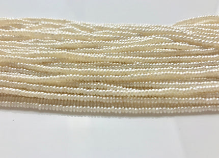 1.5x2-2.5 mm AAA Natural White OR Gray Tiny Freshwater Pearl Roundel/Button Shape Genuine Top Quality Freshwater Seed Pearl Beads #1119