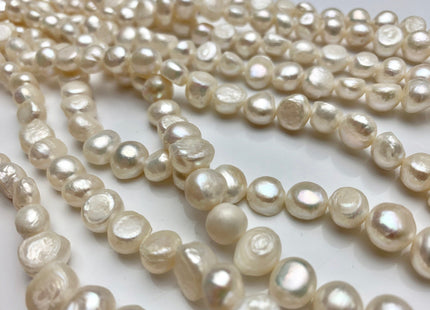 WHOLESALE 9-10 mm Natural White Nugget Freshwater Pearl Beads Genuine Natural Color Freshwater Nugget Pearls #1784